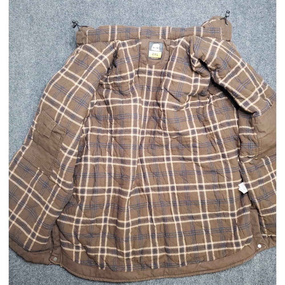 Berne Brown Duck Canvas Coat Jacket Mens XXL Hunting Work Chore Lined Carhartt - Picture 5 of 10